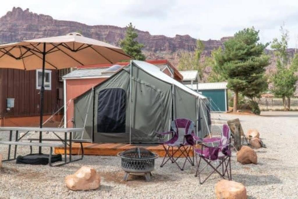 Moab Rv Resort Glamping Setup Tent In Rv Park #4 Ok-T4 Buitenkant foto